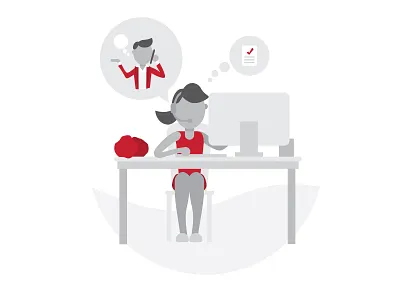 Support design digital flat illustration minimal tech vector