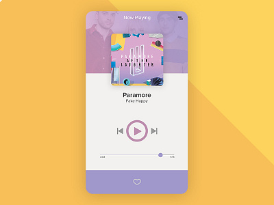 Daily UI - Music Player graphicdesign ui uichallenge uidesign uidesigner