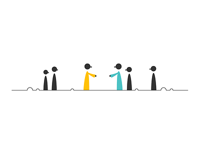 Hello blue hand shake illustration meeting robes standoff stranger vector yellow