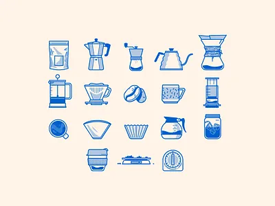 Coffee Icons coffee icons vector