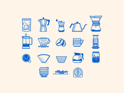 Coffee Icons coffee icons vector