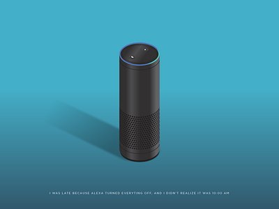 I was late because... 3d alexa collab design excuses i was late because icon illustration illustrator isometric quote series