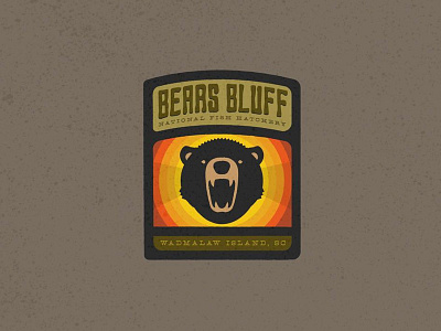 Bears Bluff National Fish Hatchery branding logo outdoors