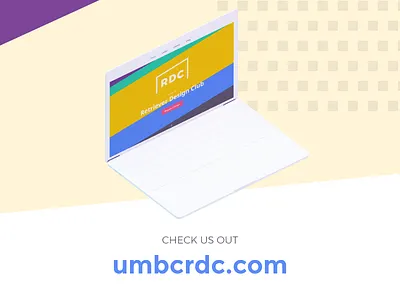 RDC New Website - Social Media Ad branding design design club facebook ad instagram ad student organization web design