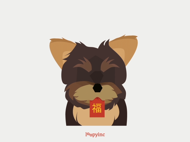 Its Dog year 🐶 2d aftereffects animation character characterdesign design dogillustration flatdesign happychinesenewyear motion motiongraphics motonidesign