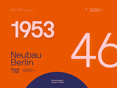 Type & Color — 004 color dark grotesk layout type typography web website