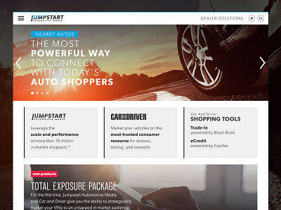 Jumpstart Automotive Media Dealer Solutions Pages