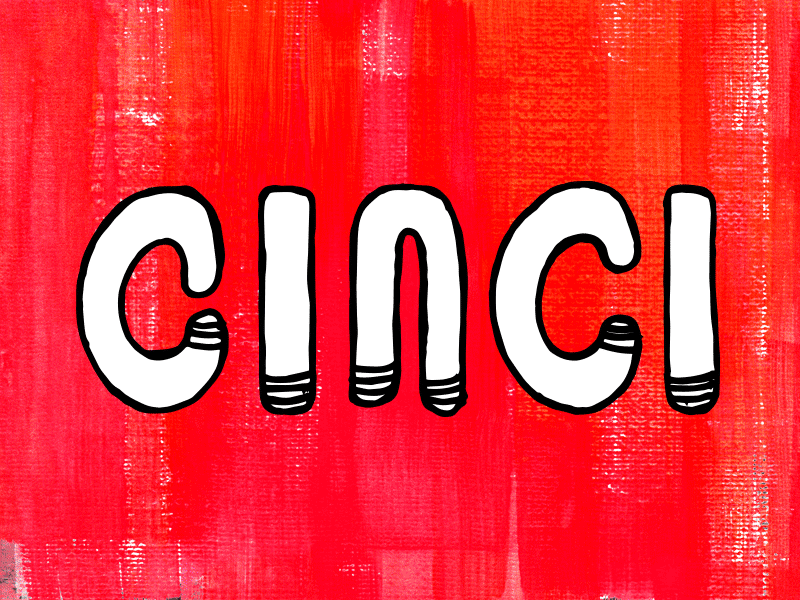 Cinci In Color cincinnati draw gif hand drawn ink lines pen screen print shapes texture