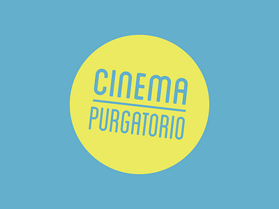 Cinema Purgatorio logo branding cinema logo