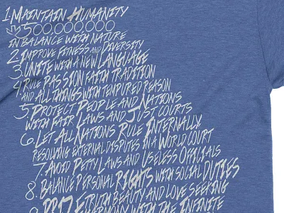 Detail state of Georgia Guidestone shirt 50states conspiracy georgia shirt typography