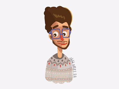 Cartoon avatar illustration