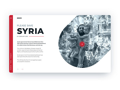 News page design news page peace syria