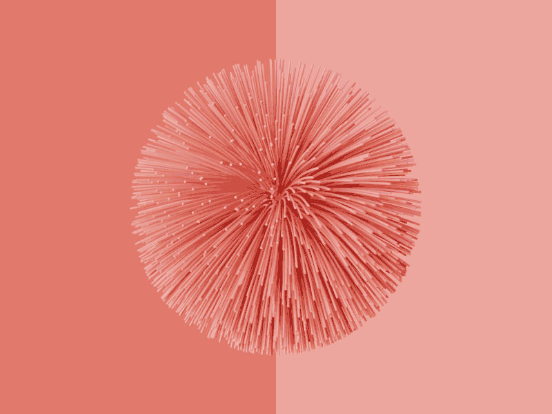 Floppy Filaments 3d animation blender pink