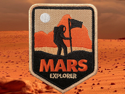 Mars Explorer mars nasa patch space spacex