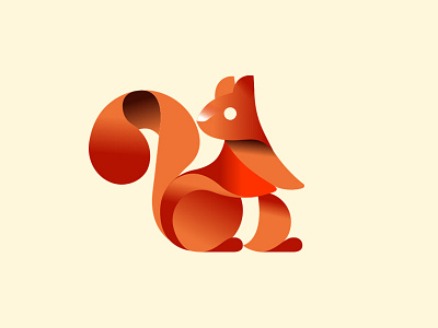 Squirrel animal branding design grid icon identity illustration logo marks squirrel symbol tree