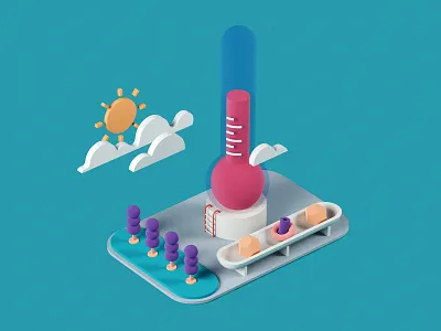 Energy & Environment c4d cinema4d editorial energy environment hot