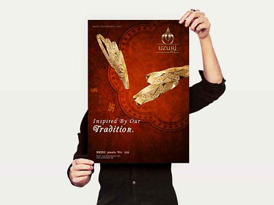 Uzuri_Traditional ad design magazine ad photoshop poster design