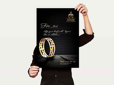 Uzuri_ Forme Collection ads jewellery photoshop poster