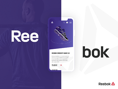 Reebok Crossfit Concept Product page e commerce responsive design ui ux website