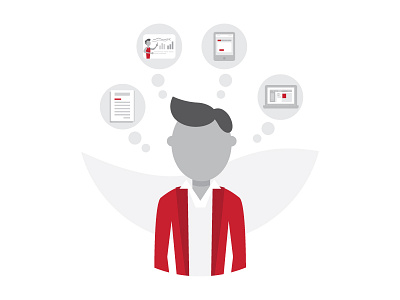 Resources design flat icons illustration minimal simple vector