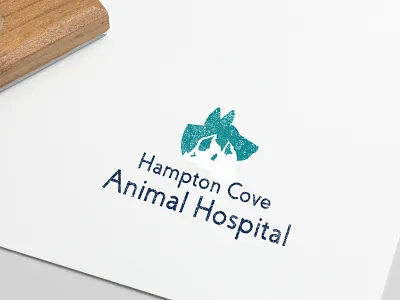 Hampton Cove Logo Concept Mockup branding logo design thirty logos