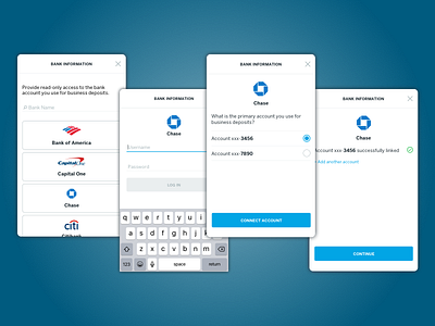 Bank Flow api bank fintech ios login mobile
