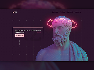 Quick Concept "AZ Learning" 3d concept digital interface ui web websites