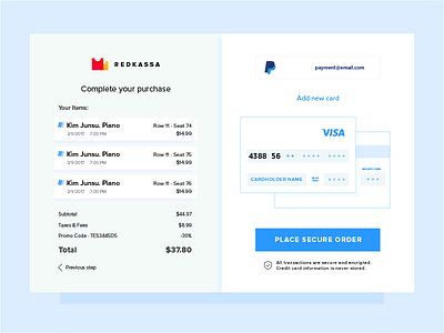 Daily UI #002 app buy card checkout credit dailyui mastercard payment shop store visa