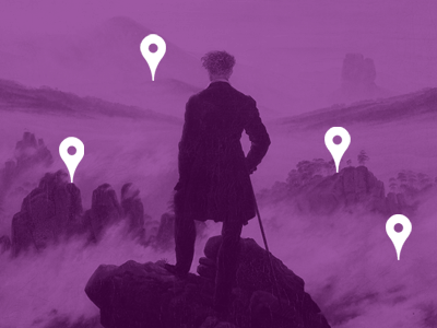 you are here caspar david friedrich der wanderer über dem nebelmeer geolocation