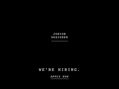 Junior Designer branding charleston design jobs junior designer