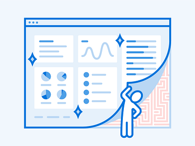 The Layers Beneath the Visual dashboard design design process design thinking illustration ui user experience user interface ux