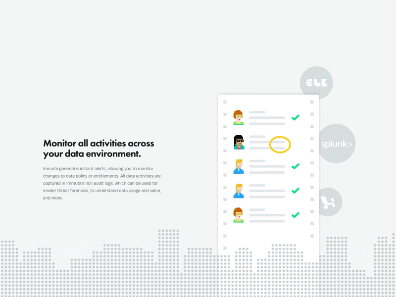 Animation: Data Governance animation clean motion website