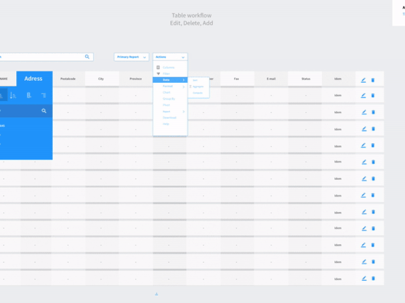 logistics GUI App animation apex app dashboard forms illustration inventory listing minimal modal order details orders principle responsive table design ui ux
