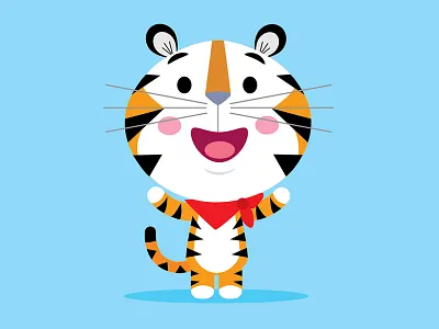 Grrreat! cereal character design cute illustration national cereal day tiger
