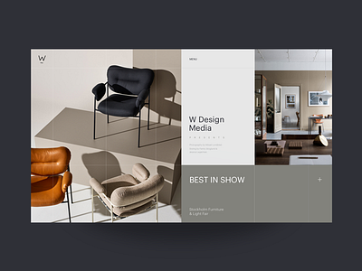 W Media Interior Design Blog Homepage blog classy collection designer exhibition form furniture interior promo ui ux website