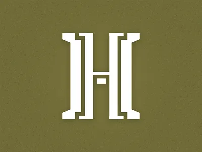 Double H V3 double h h lettering letters monogram type typography