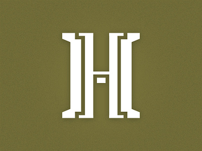 Double H V3 double h h lettering letters monogram type typography