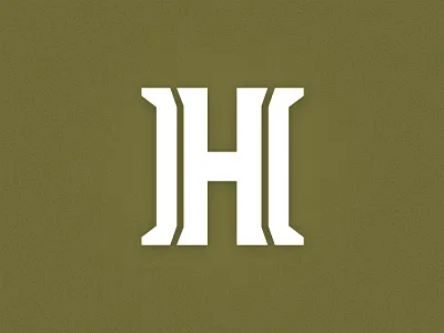 Double H Mark 2 double h h lettering monogram type typography