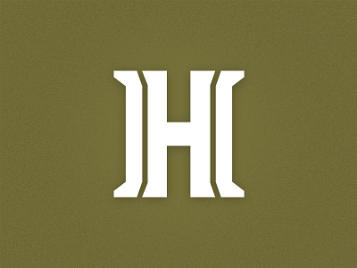 Double H Mark 2 double h h lettering monogram type typography
