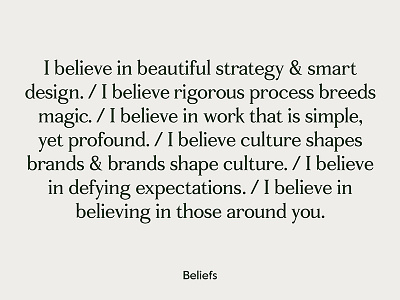 a pocketful of personal philosophies architectural serif beliefs design thinking fortescue philosophy serif value sans