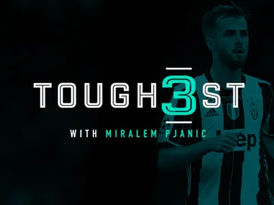 3 Toughest with Miralem PJanic branding creative design identity layout logo typography