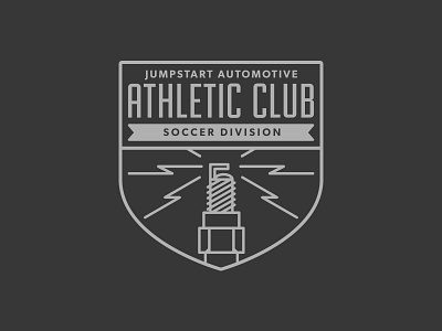 Athletic Club Crest illustration line minimal