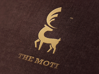 stag logo design gold logo stag vintage