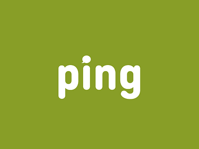 ThirtyLogos Challenge - Day 04 - ping branding business chat corporate design logo logodesign logos messenger thirty thirtylogos