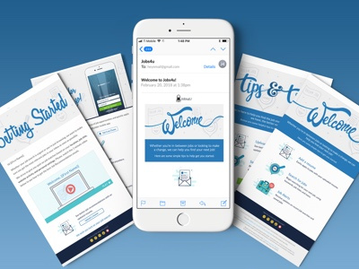 Email Welcome Series design email responsive ux welcome series