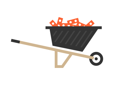 Wheel Barrow barrow bricks construction heavy wheels
