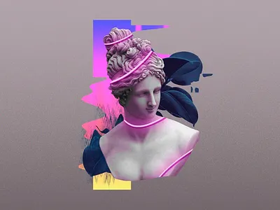 🔮🌿 collage collage digital digital art vaporwave