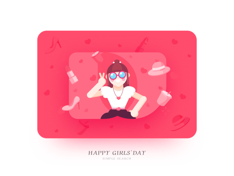 Girls' Day cartoon color cool cute doodle gif girl illustration lady man