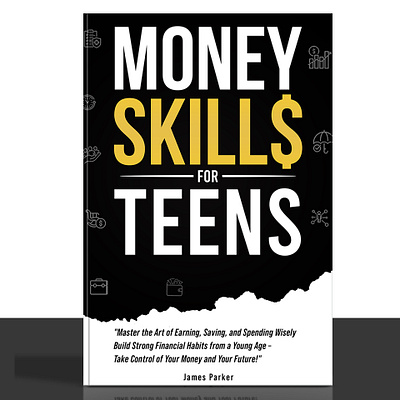 Money Skills for Teens ebook cover graphic design logo poster