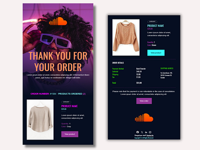 Thank You for Your Order! account setup brevo brevo design canva canva design ecommerce email campaign email copywritter email copywritting email design email marketing email marketing specialist email newsletter design email template design fashion brand klaviyo klaviyo flows mailchimp mailchimp design order confirmation